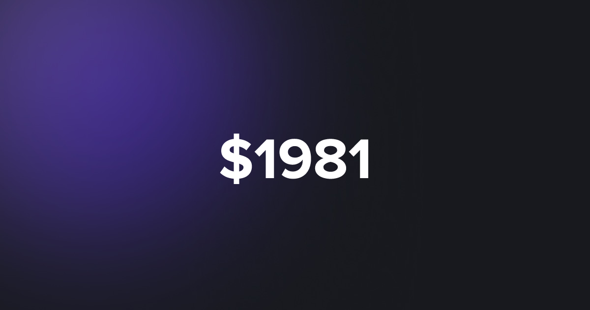 BRC20 $1981