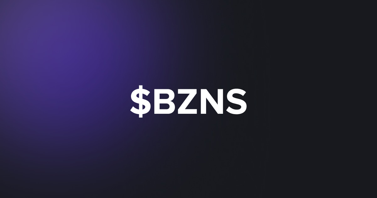 BRC20 $BZNS