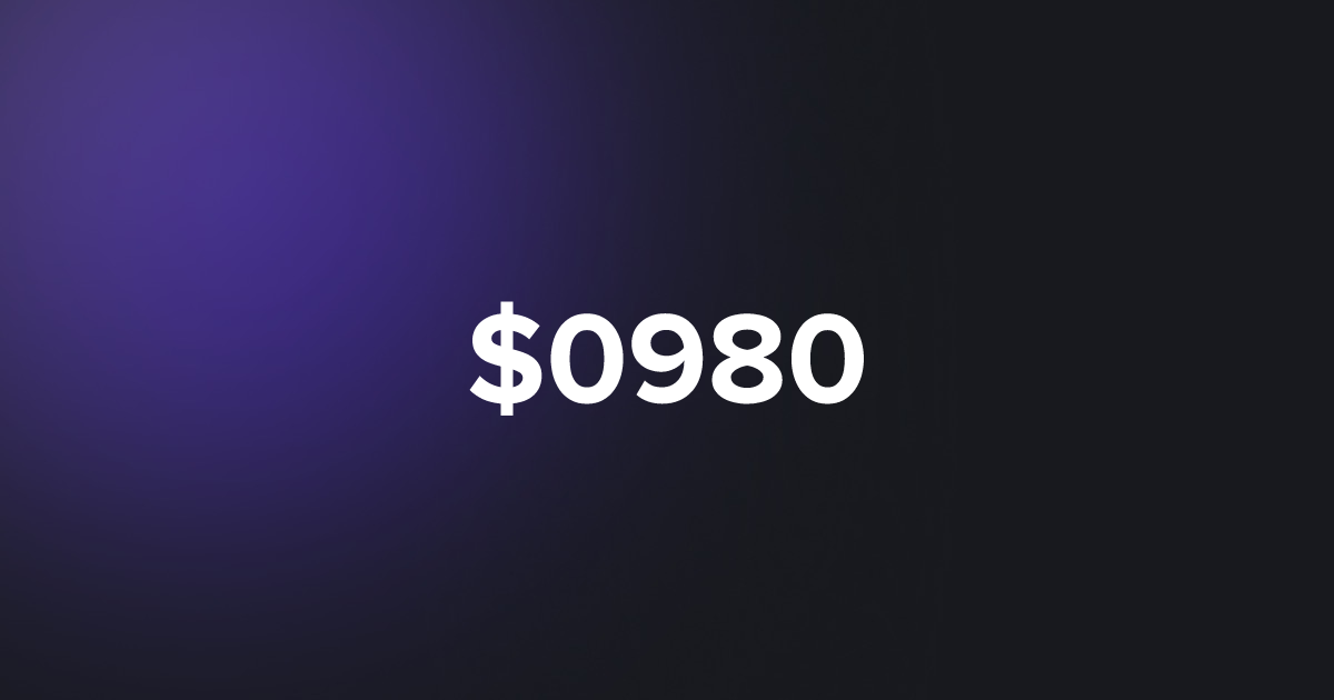 BRC20 $0980