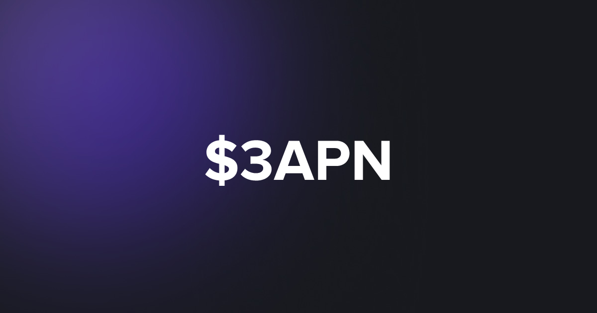 BRC20 $3APN