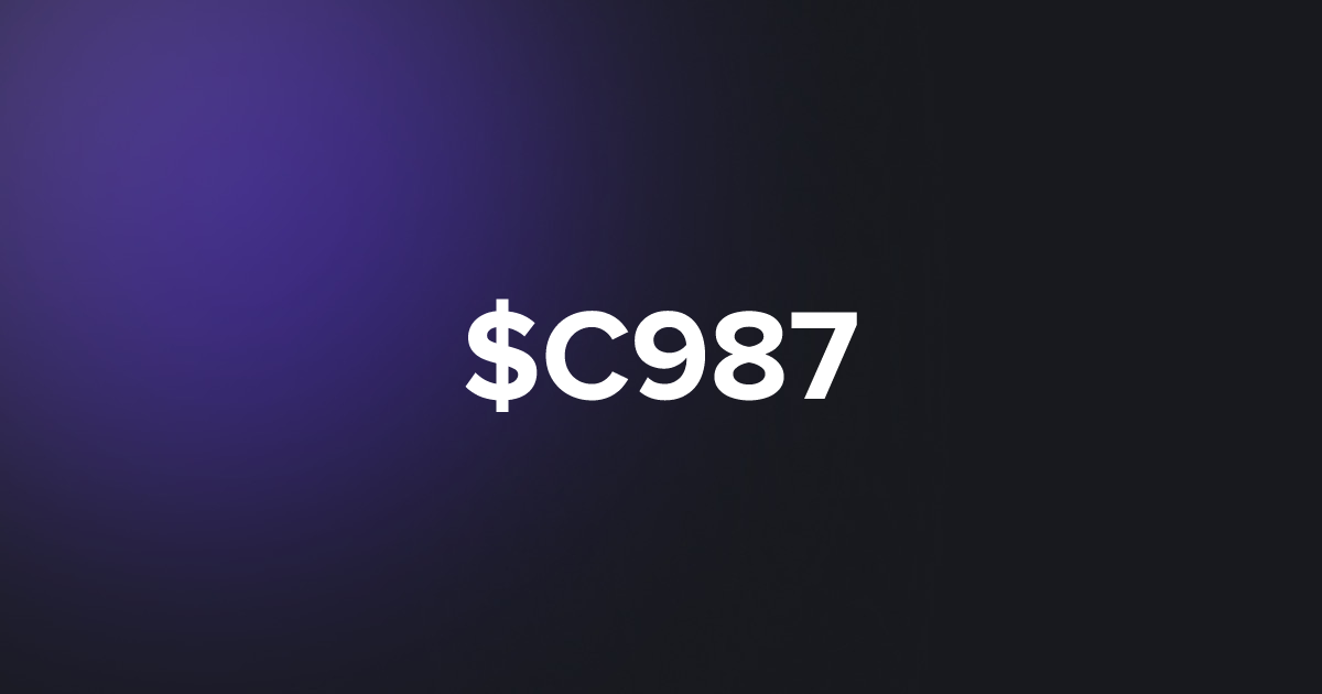 BRC20 $C987
