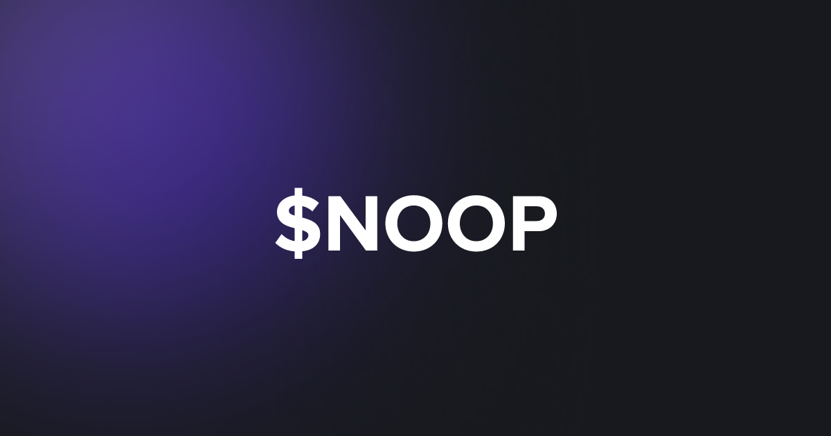 BRC20 $NOOP
