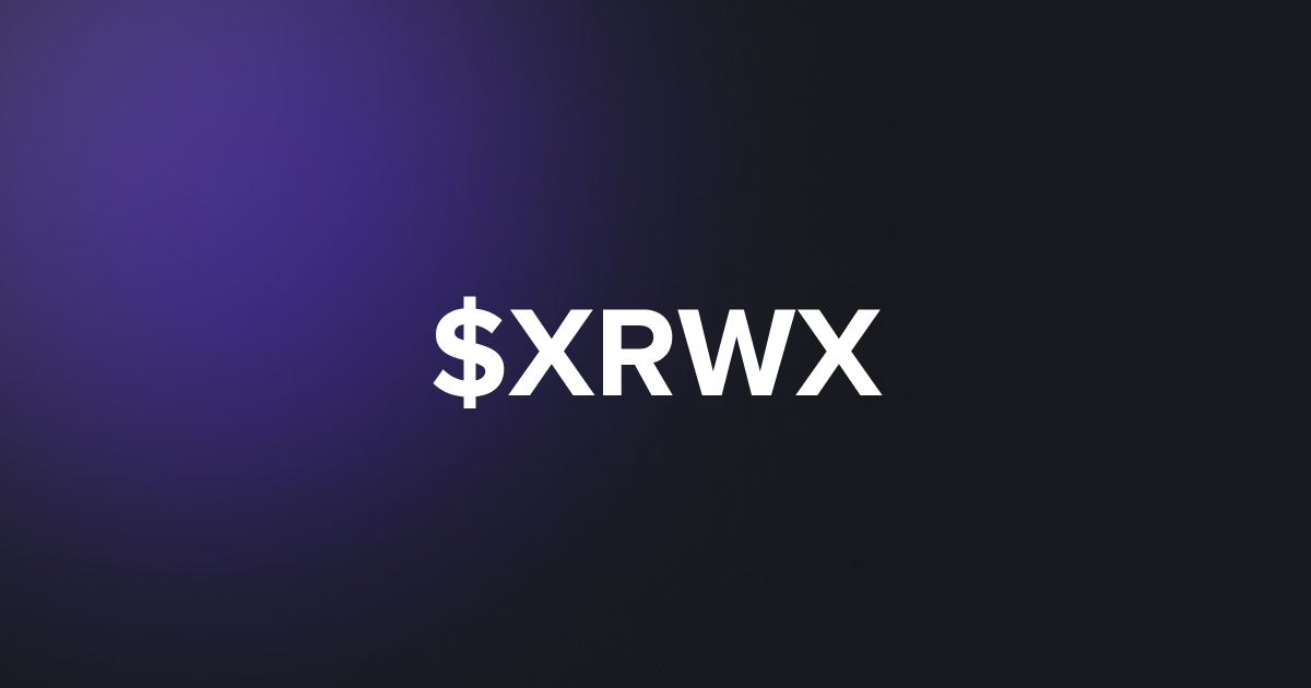 BRC20 $XRWX