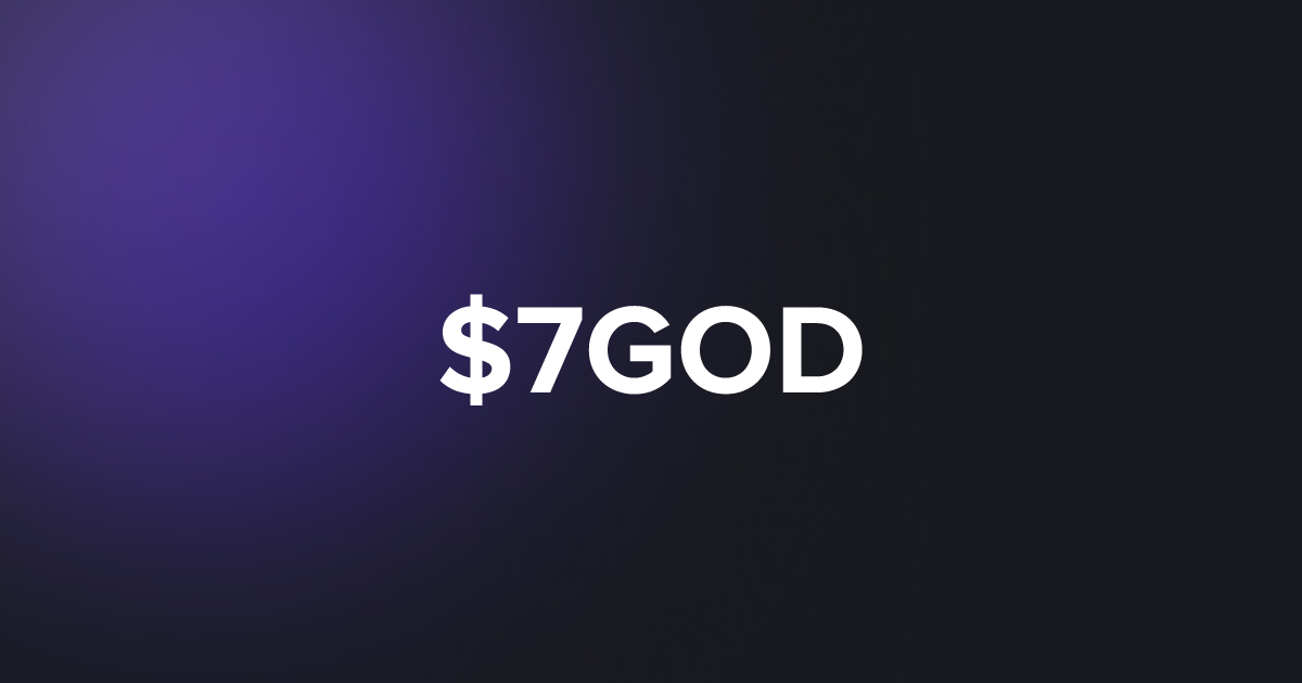 BRC20 $7GOD