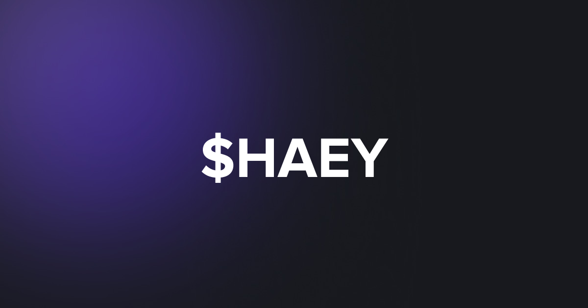 BRC20 $HAEY