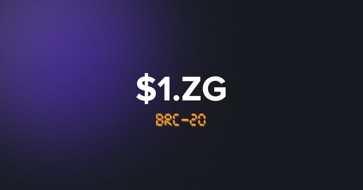 BRC20 1.ZG