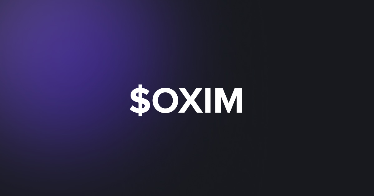 BRC20 $OXIM