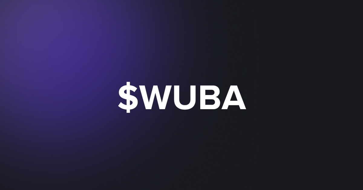 BRC20 $WUBA