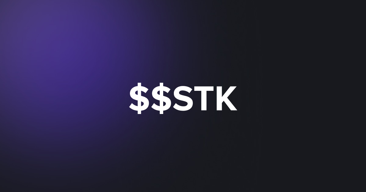 BRC20 $$STK