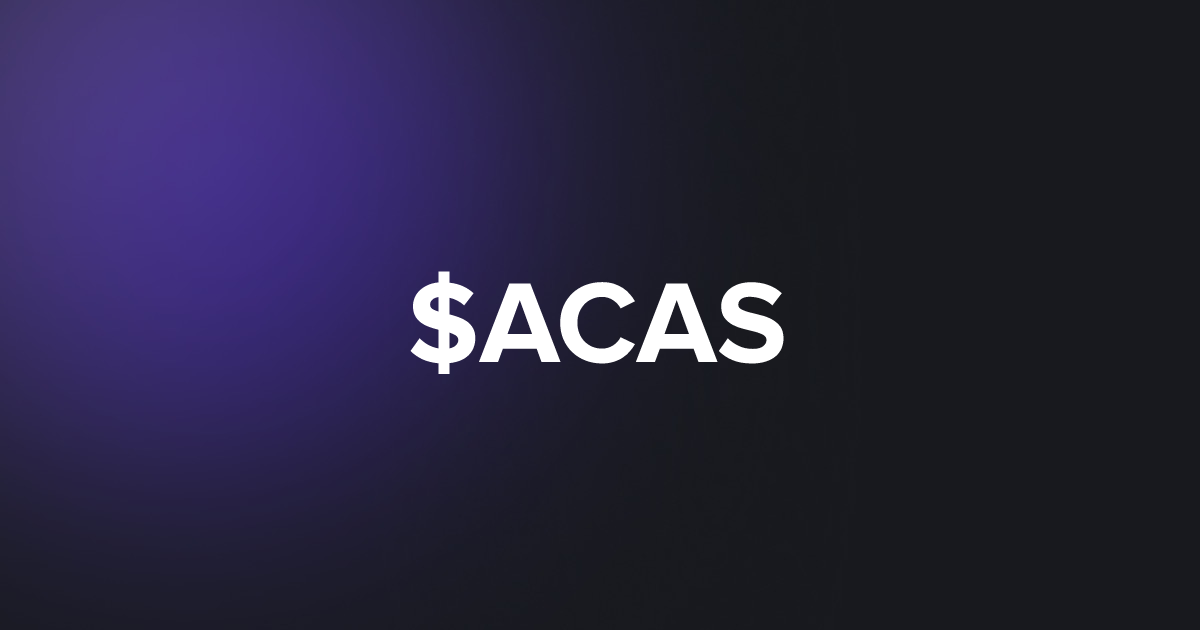 BRC20 $ACAS