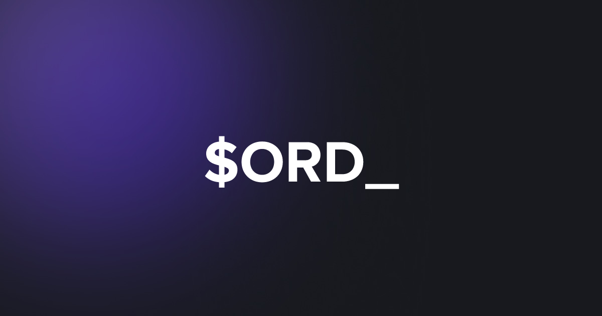 BRC20 $ORD_