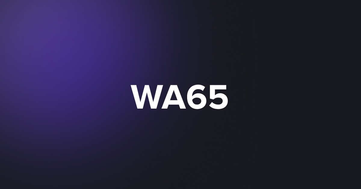 BRC20 WA65