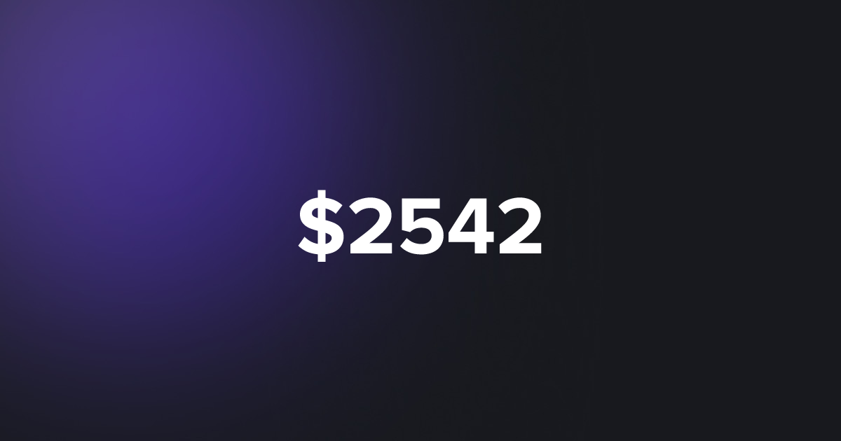 BRC20 $2542