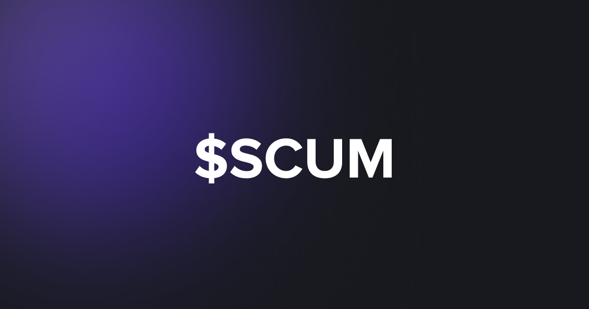 BRC20 $SCUM
