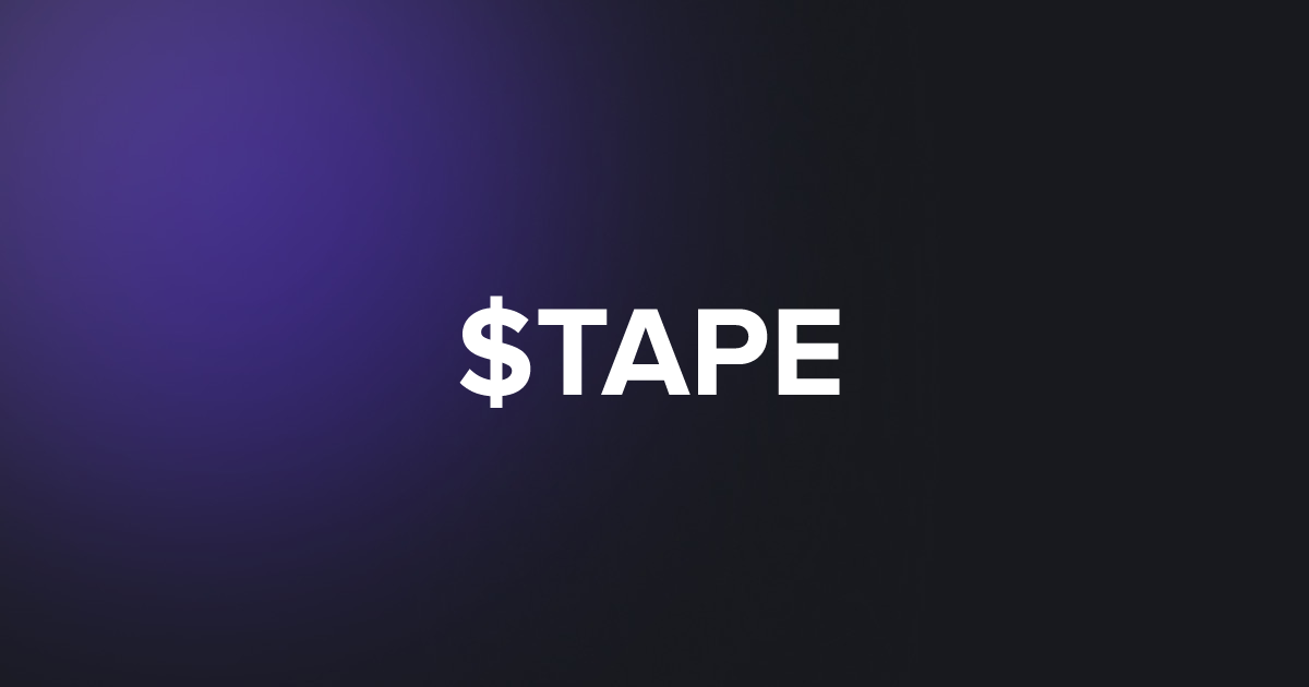 BRC20 $TAPE