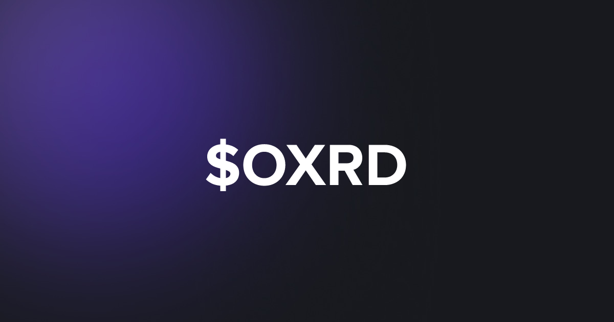 BRC20 $OXRD