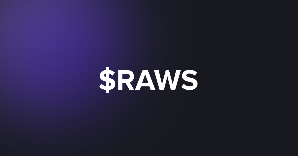 BRC20 $RAWS