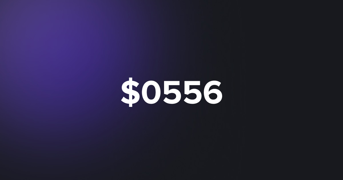 BRC20 $0556