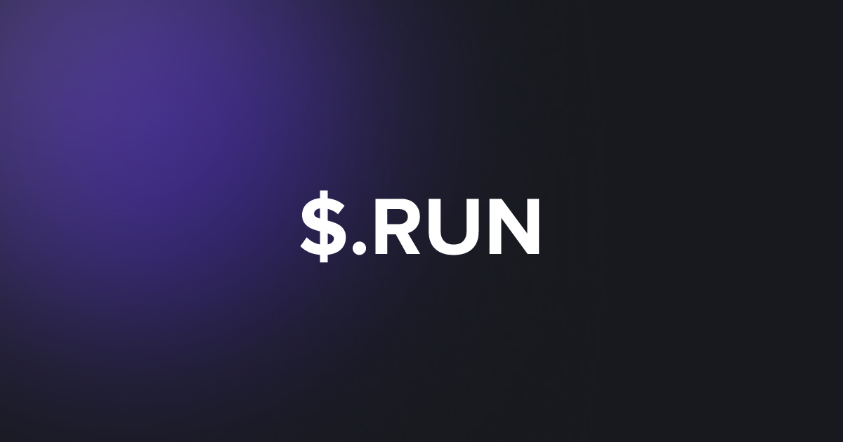 BRC20 $.RUN