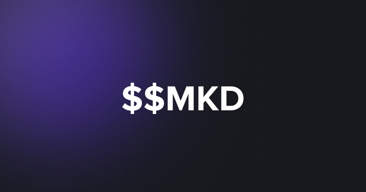 BRC20 $$MKD