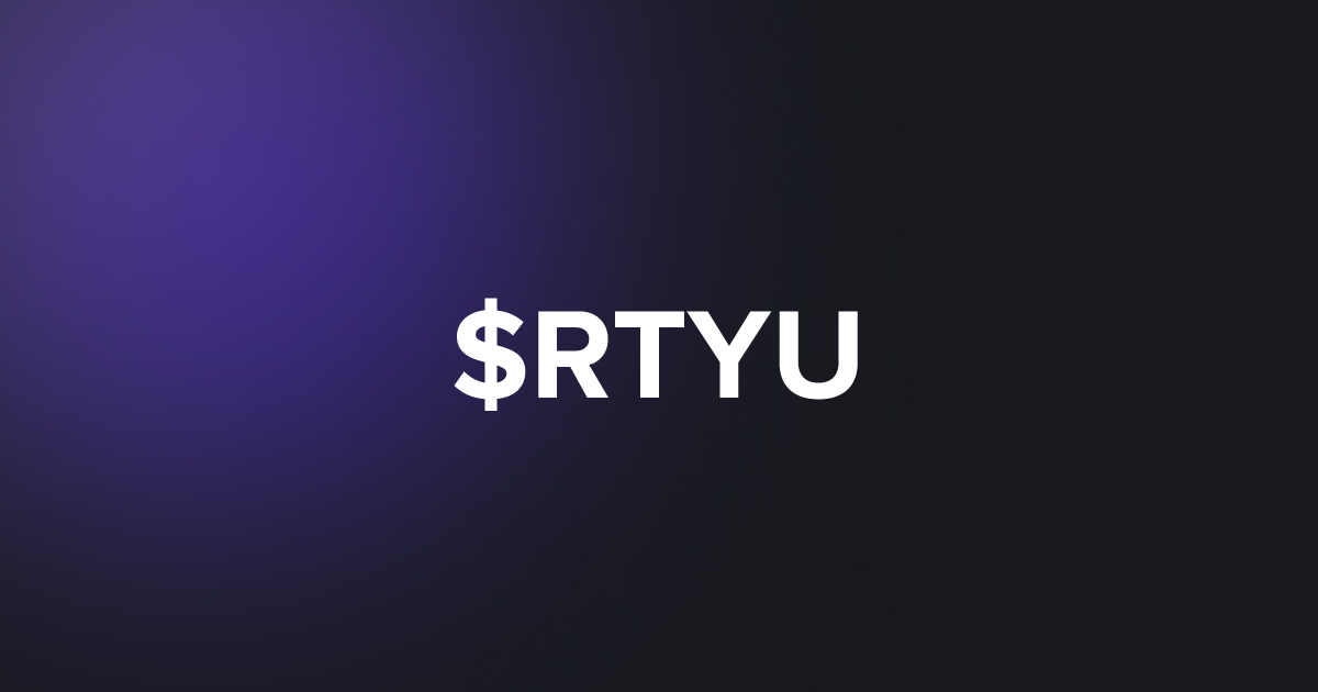 BRC20 $RTYU
