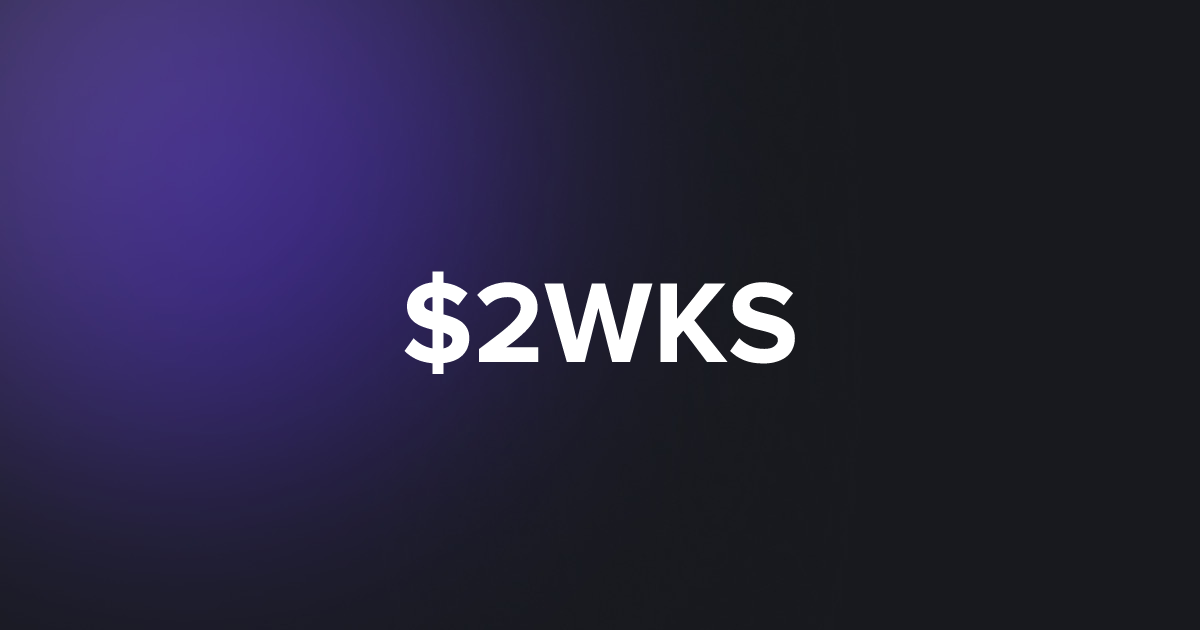 BRC20 $2WKS