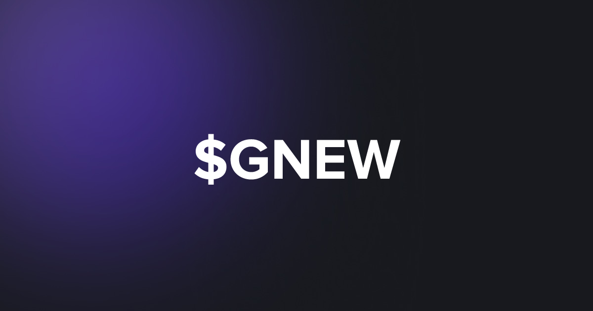 BRC20 $GNEW
