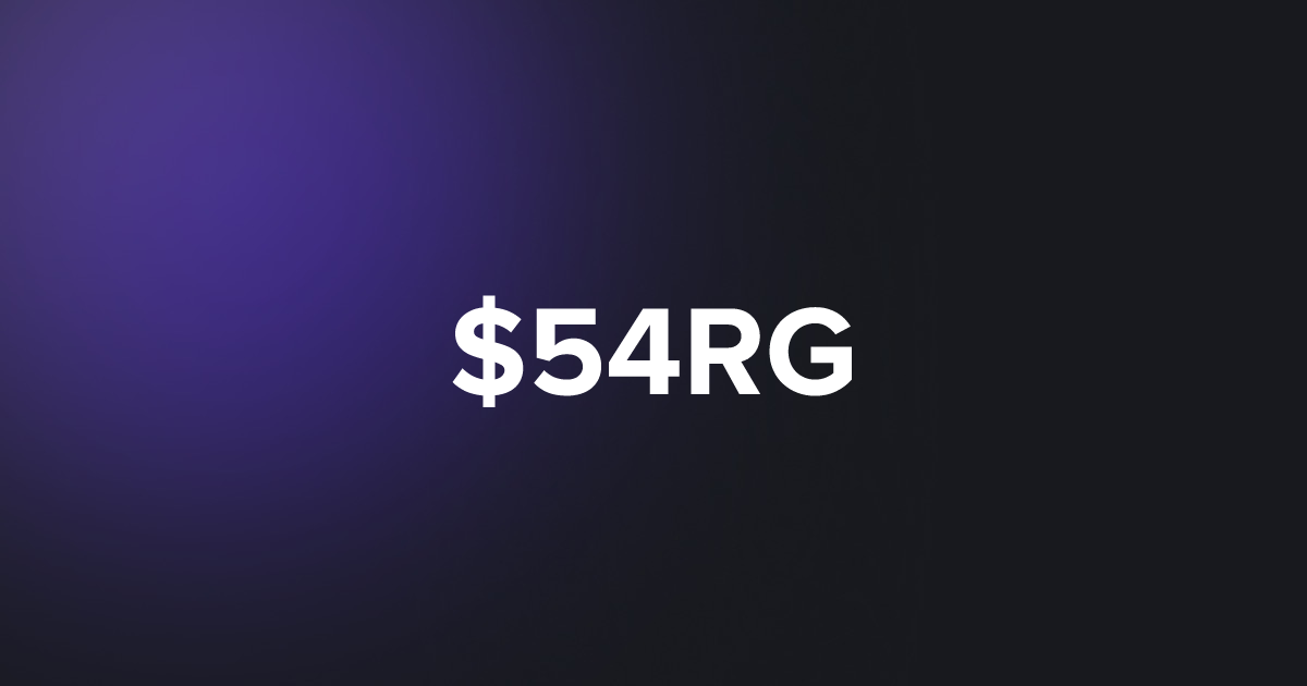 BRC20 $54RG