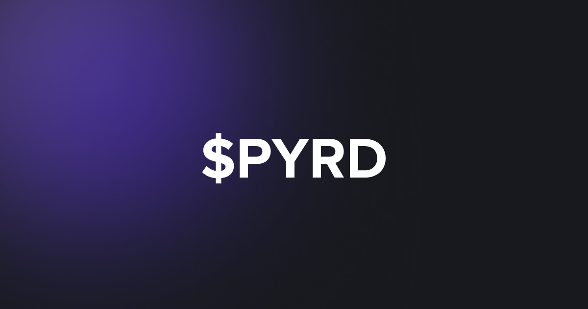 BRC20 $PYRD