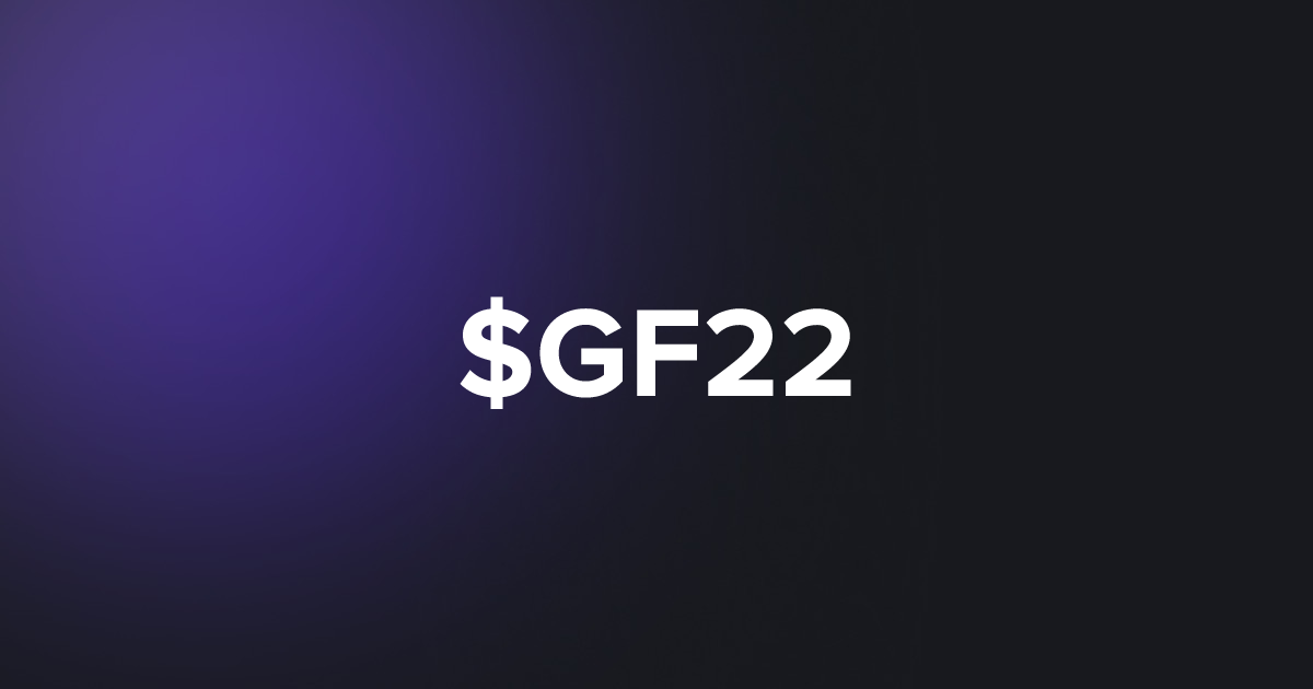 BRC20 $GF22