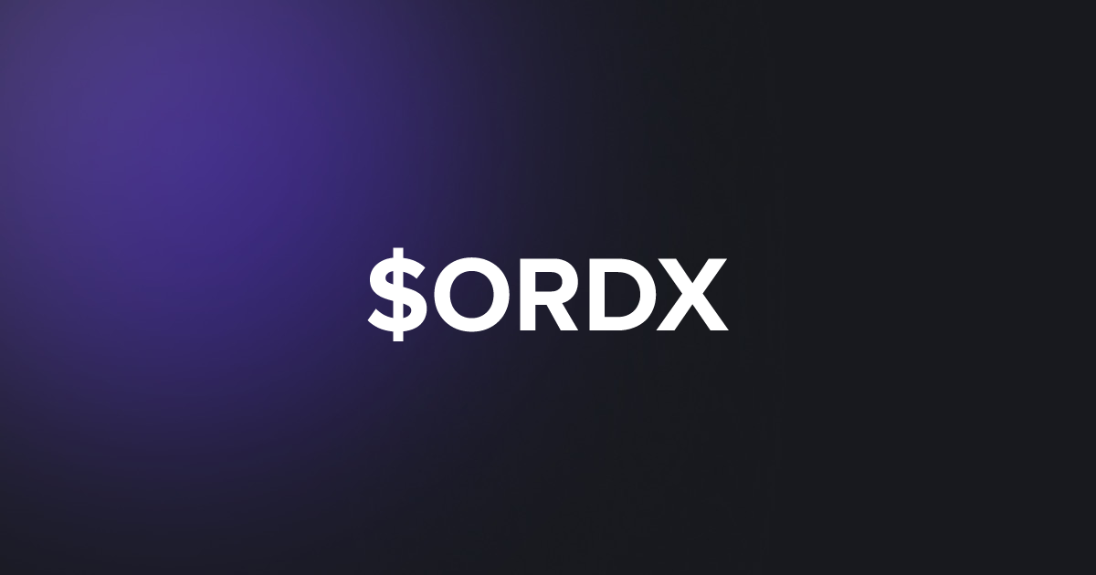 BRC20 $ORDX