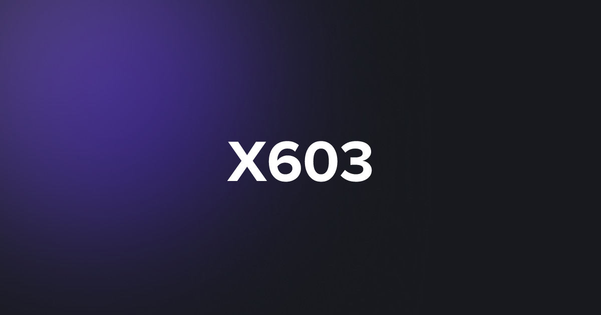 BRC20 X603