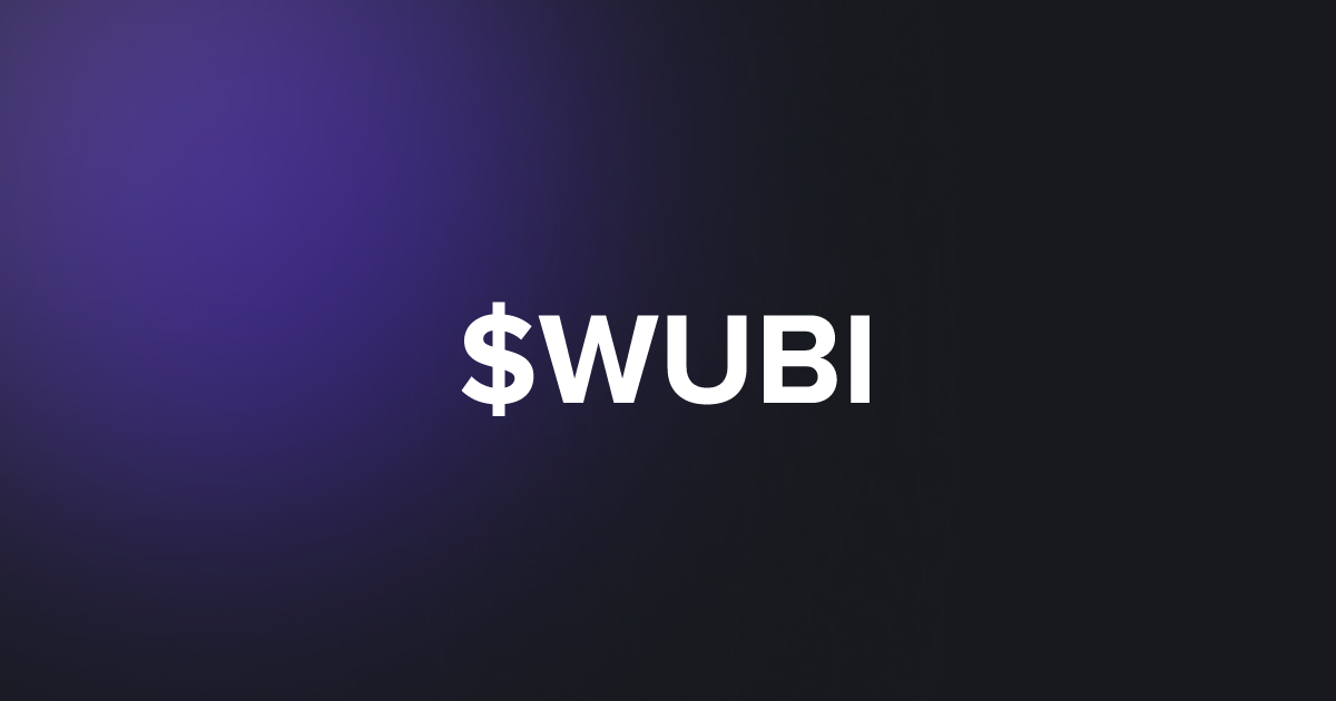 BRC20 $WUBI