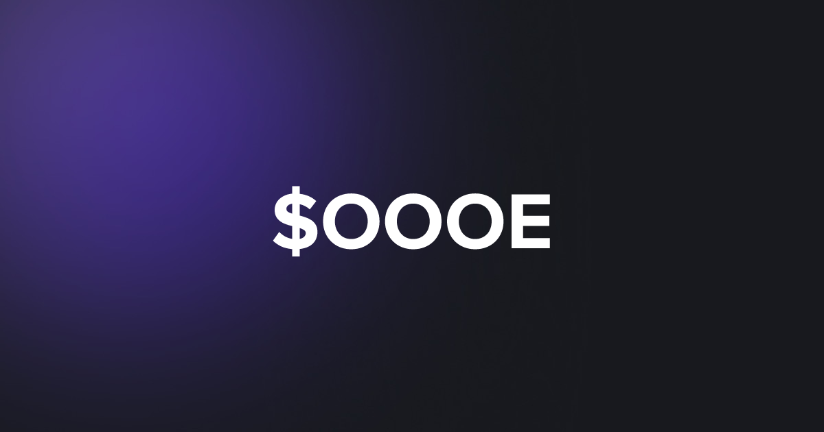 BRC20 $OOOE