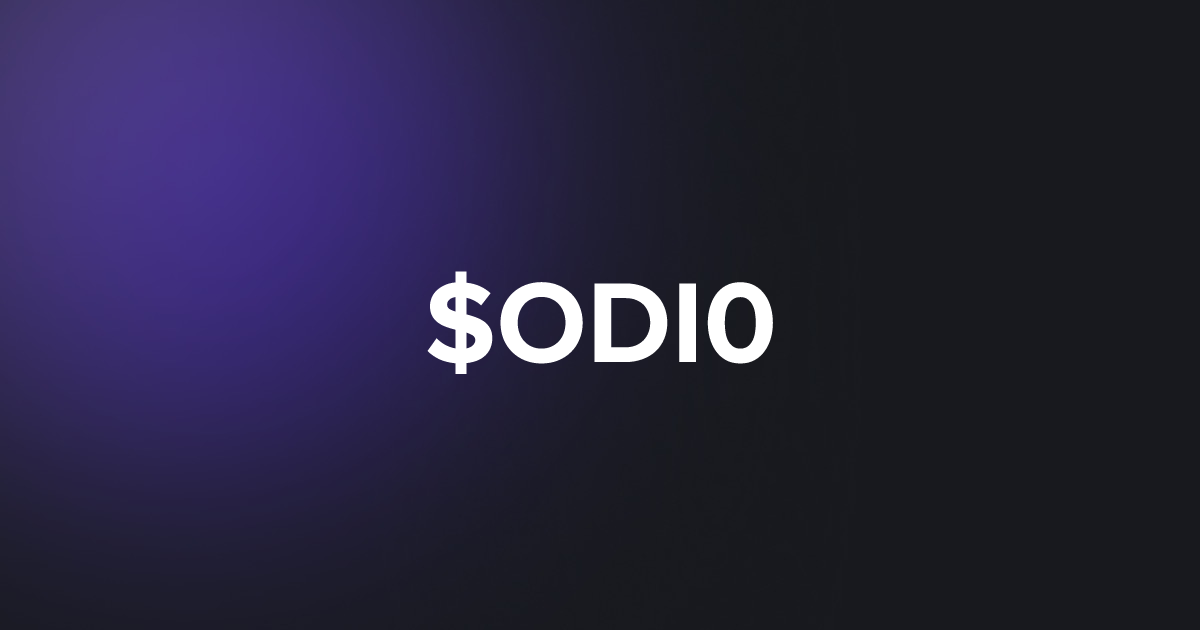 BRC20 $ODI0
