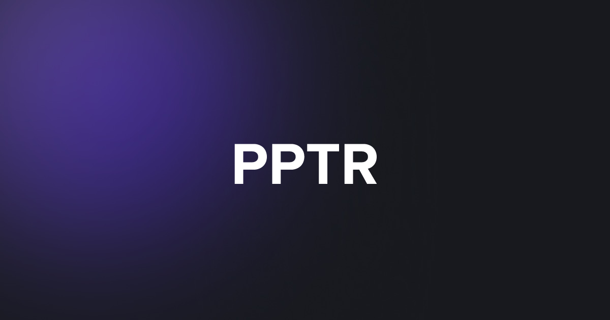 BRC20 PPTR