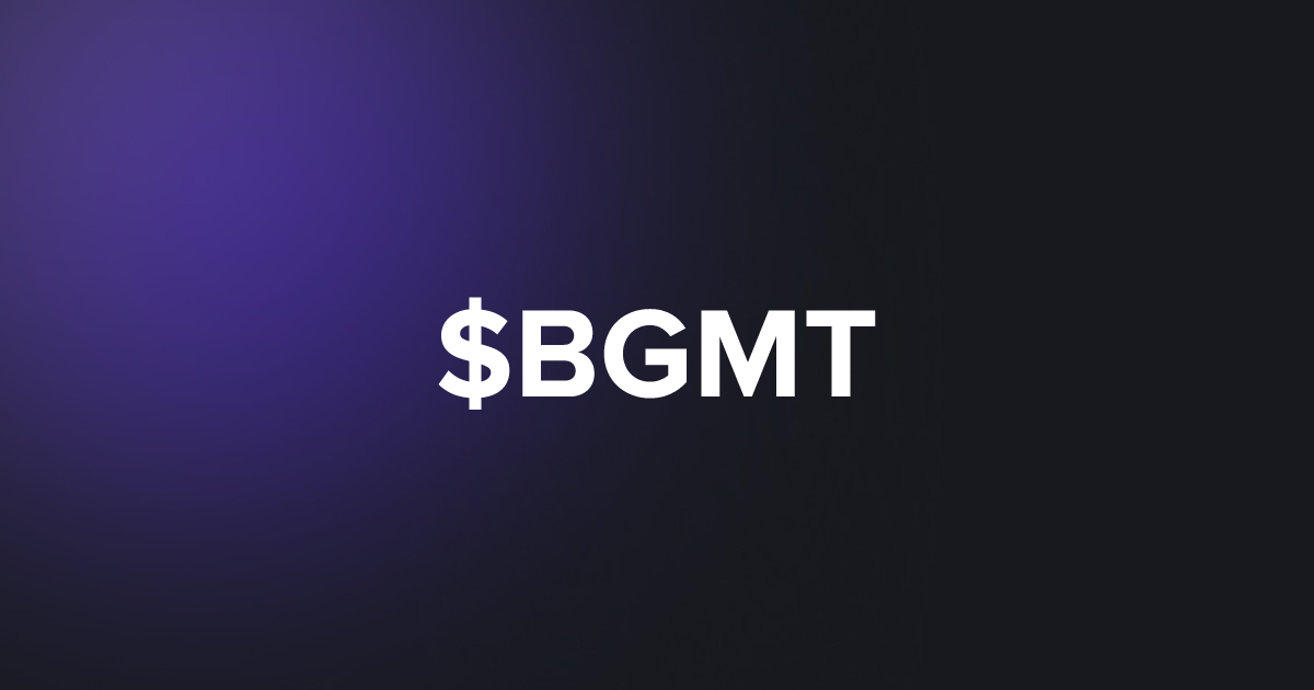 BRC20 $BGMT