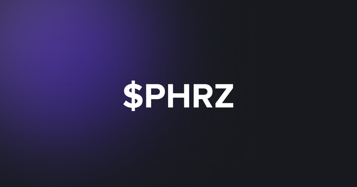 BRC20 $PHRZ