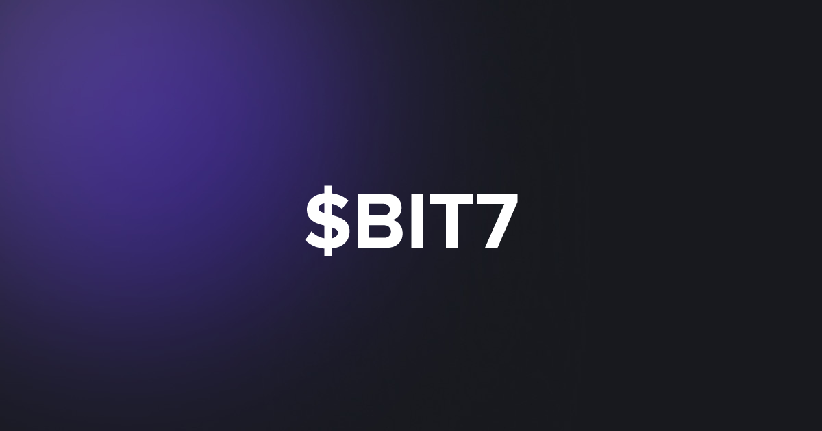 BRC20 $BIT7