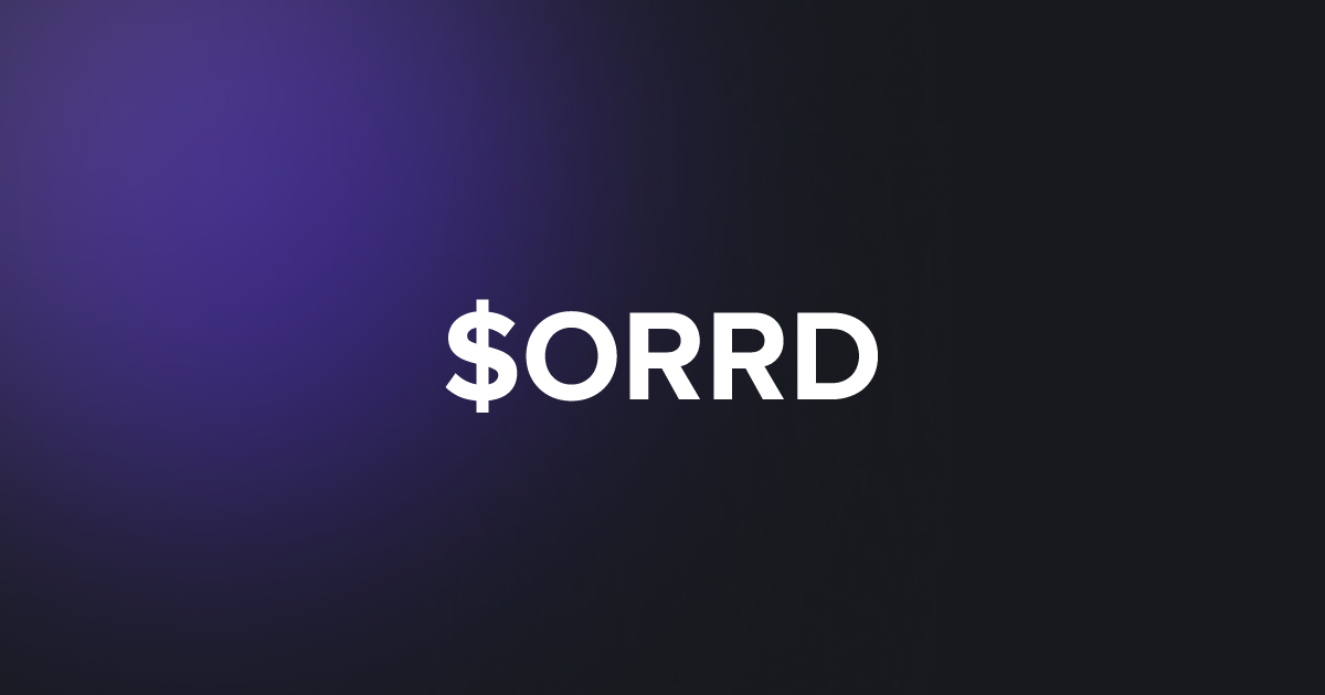 BRC20 $ORRD