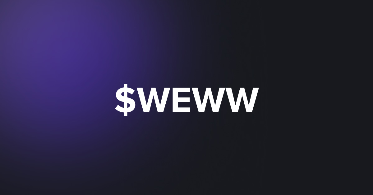 BRC20 $WEWW