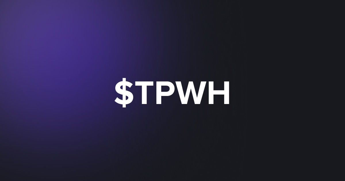 BRC20 $TPWH