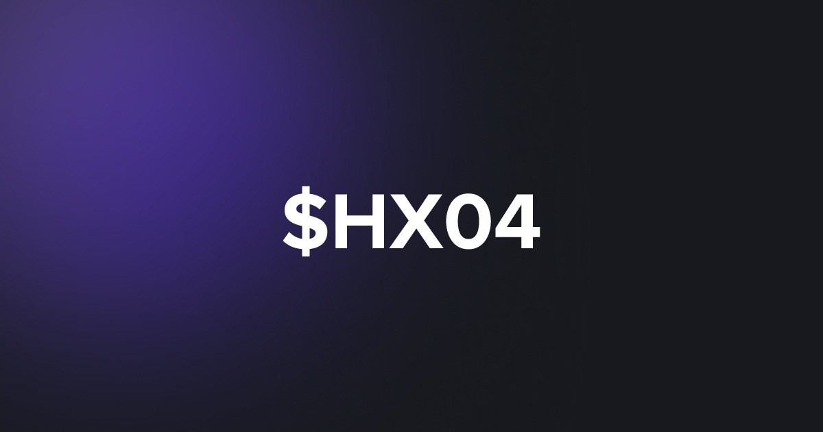 BRC20 $HX04