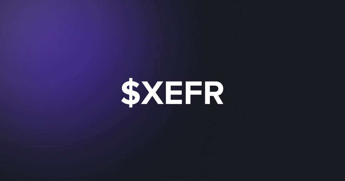 BRC20 $XEFR