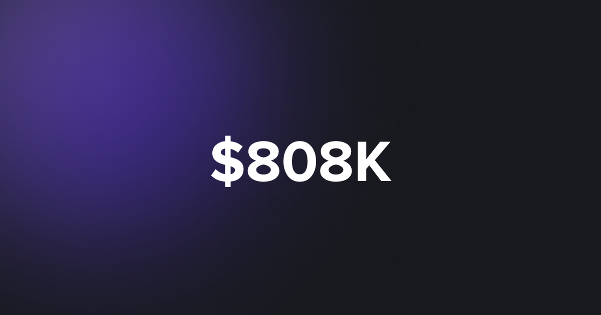 BRC20 $808K