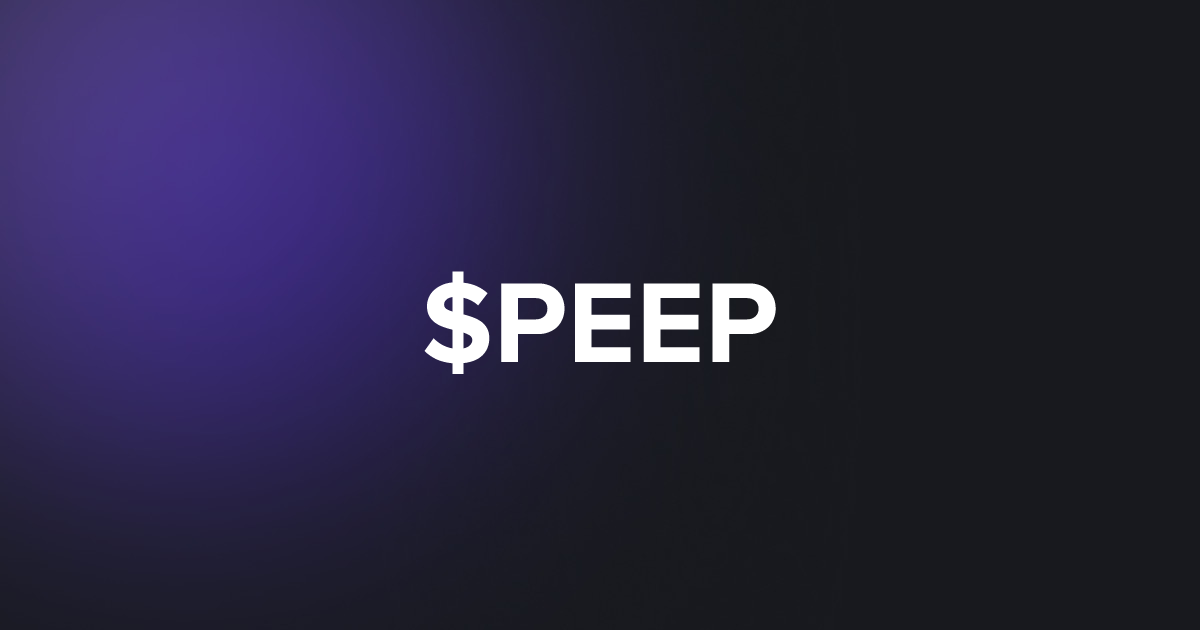 BRC20 $PEEP