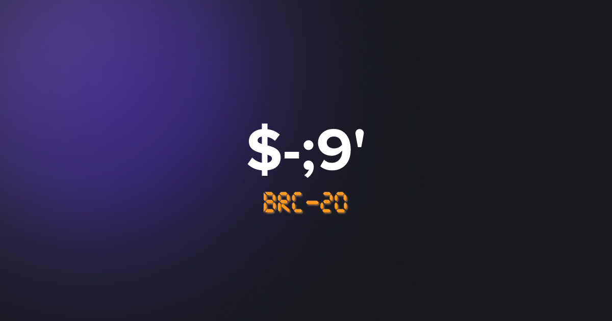 BRC20 -;9'