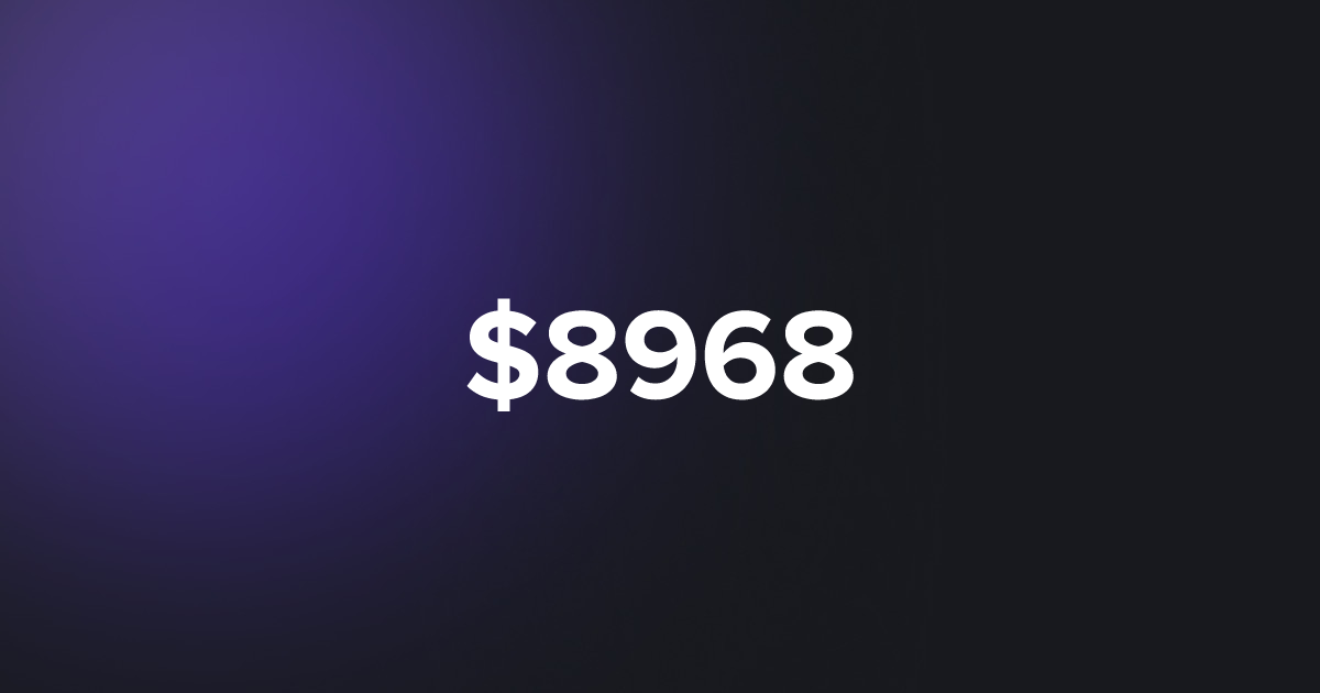 BRC20 $8968