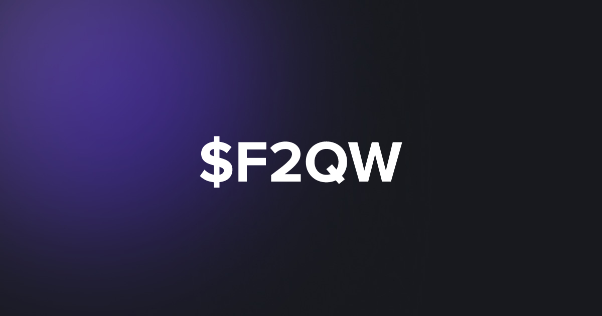 BRC20 $F2QW