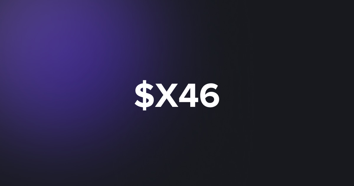 BRC20 $X46